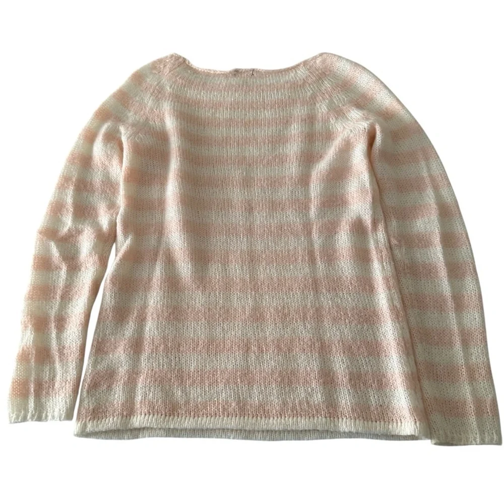 J. Crew Mohair Blend Striped Sweater Size Small